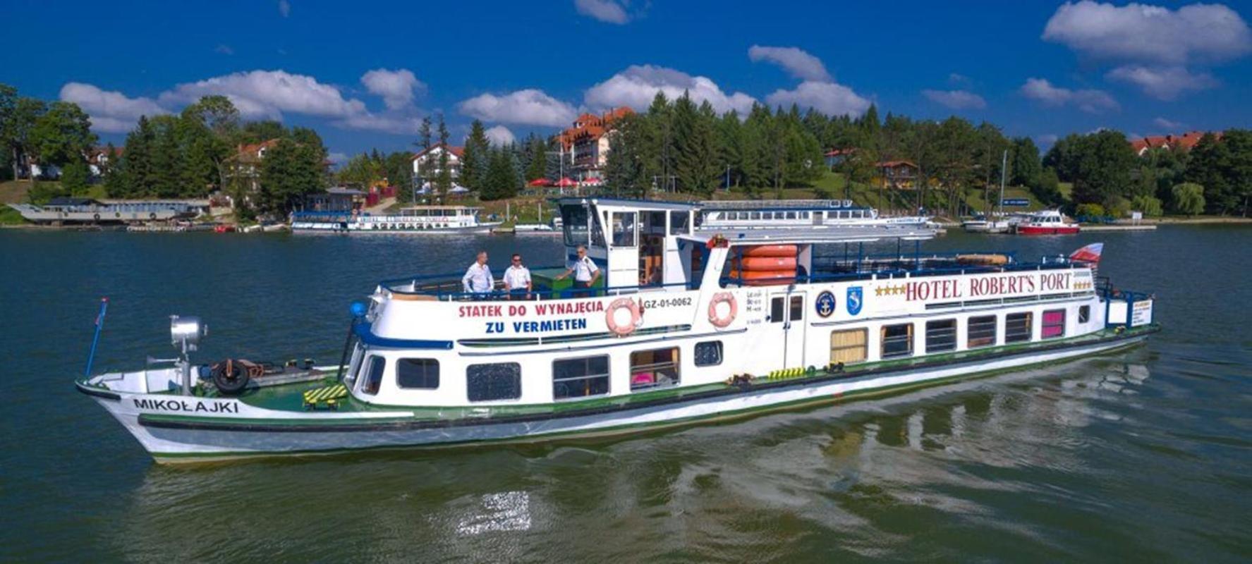 Domek Na Wodzie - Houseboat -Sauna, Taras Na Dachu, Dwie Sypialnie Mikołajki Eksteriør bilde