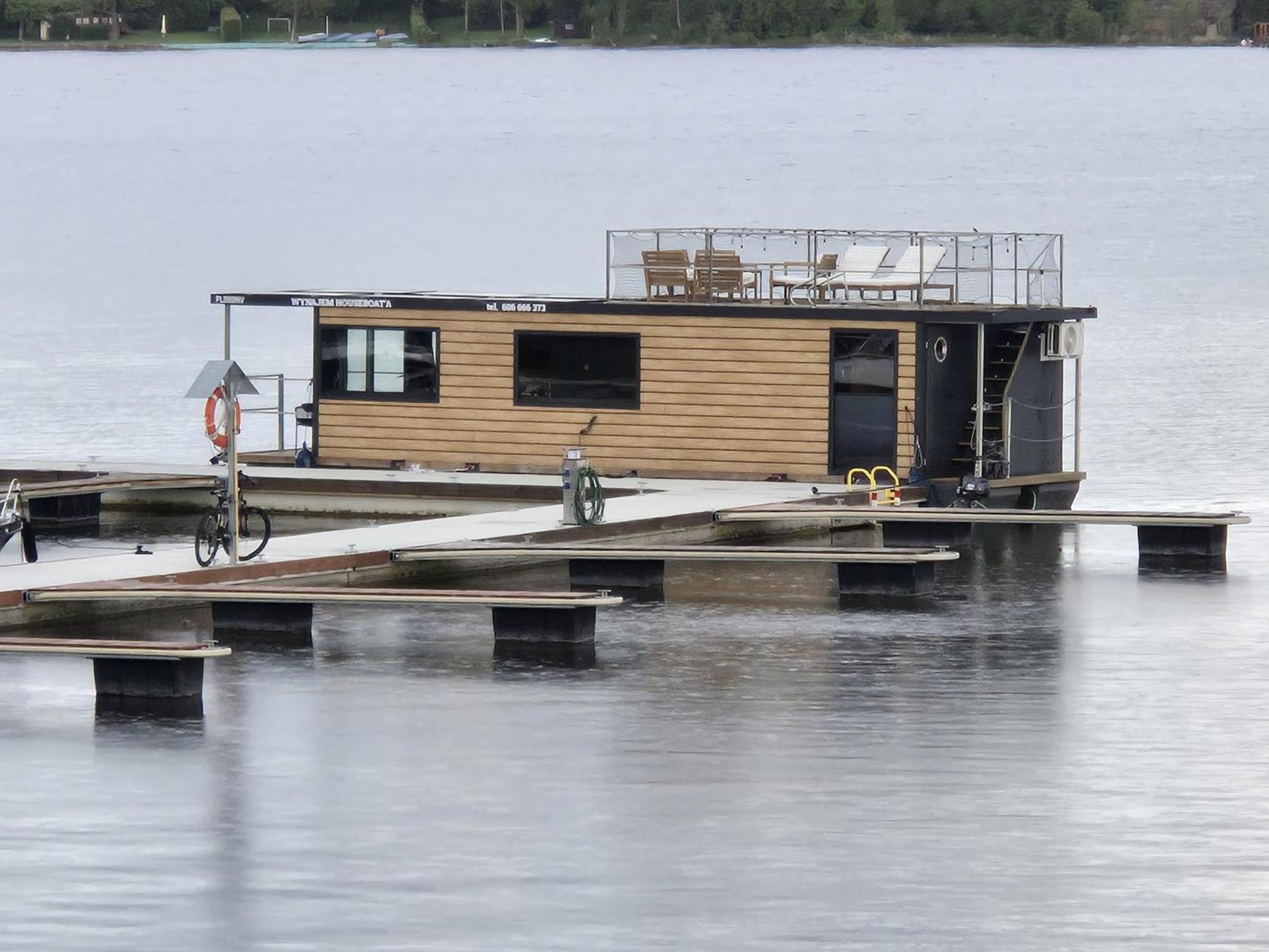 Domek Na Wodzie - Houseboat -Sauna, Taras Na Dachu, Dwie Sypialnie Mikołajki Eksteriør bilde