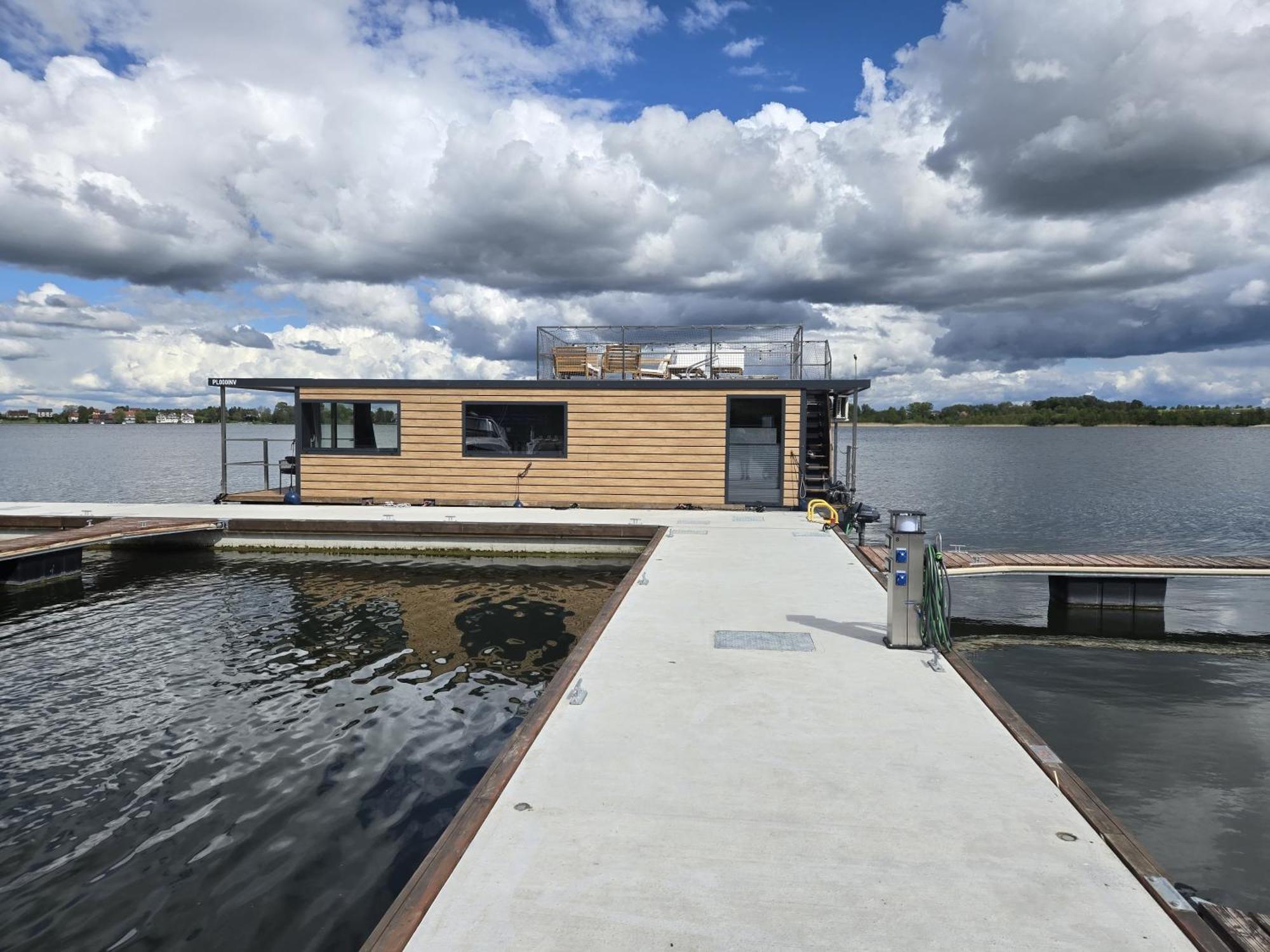 Domek Na Wodzie - Houseboat -Sauna, Taras Na Dachu, Dwie Sypialnie Mikołajki Eksteriør bilde