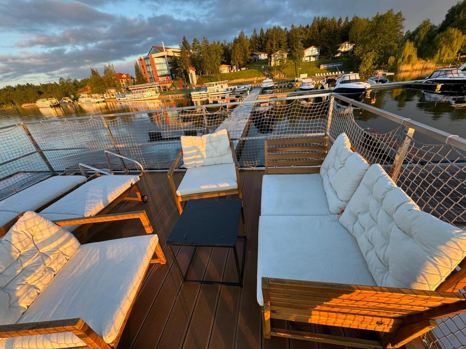 Domek Na Wodzie - Houseboat -Sauna, Taras Na Dachu, Dwie Sypialnie Mikołajki Eksteriør bilde